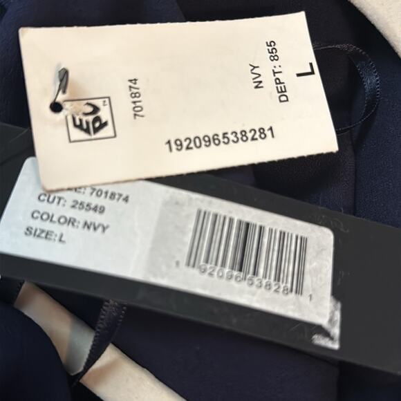 BEBE Spaghetti Strap Jumpsuit with Leg Slits NWT - Picture 8 of 8